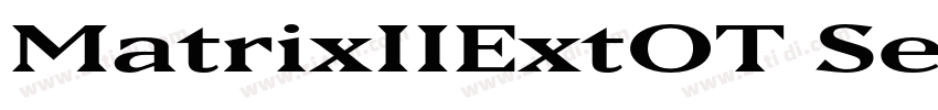 MatrixIIExtOT SemiWi字体转换